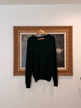 Ralph Lauren 100% Cashmere Green Sweater